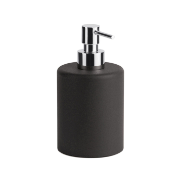 Dispenser sapone Saon in alluminio nero 250 ml