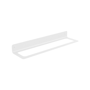 Porta asciugamani/accessori Saeta in alluminio bianco L.45,4 cm