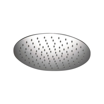 Soffione doccia tondo piatto Supioni 20 cm in acciaio lucido