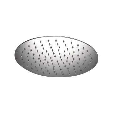 Soffione doccia tondo piatto Supioni 25 cm in acciaio lucido