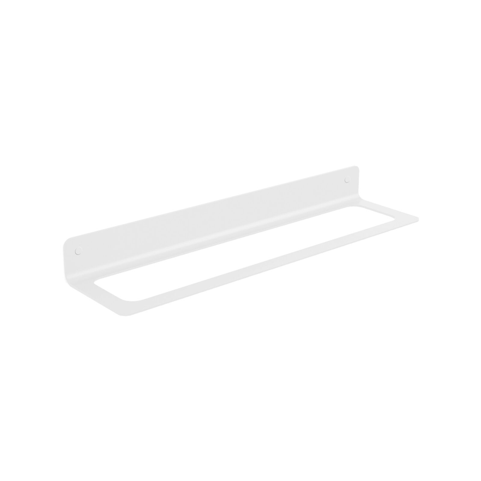 Porta asciugamani - Porta accessori Saeta in alluminio bianco L.45,4 cm