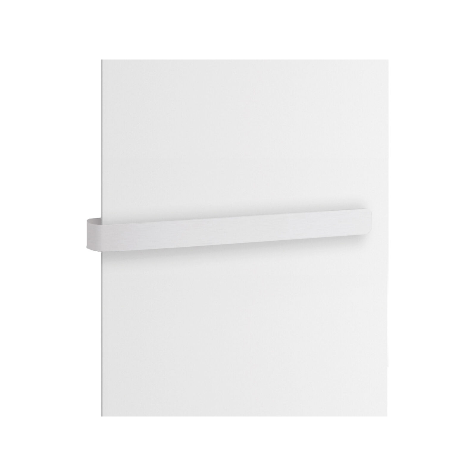 Porta asciugamani per termoarredo Caligo in acciaio bianco L.52,9 cm