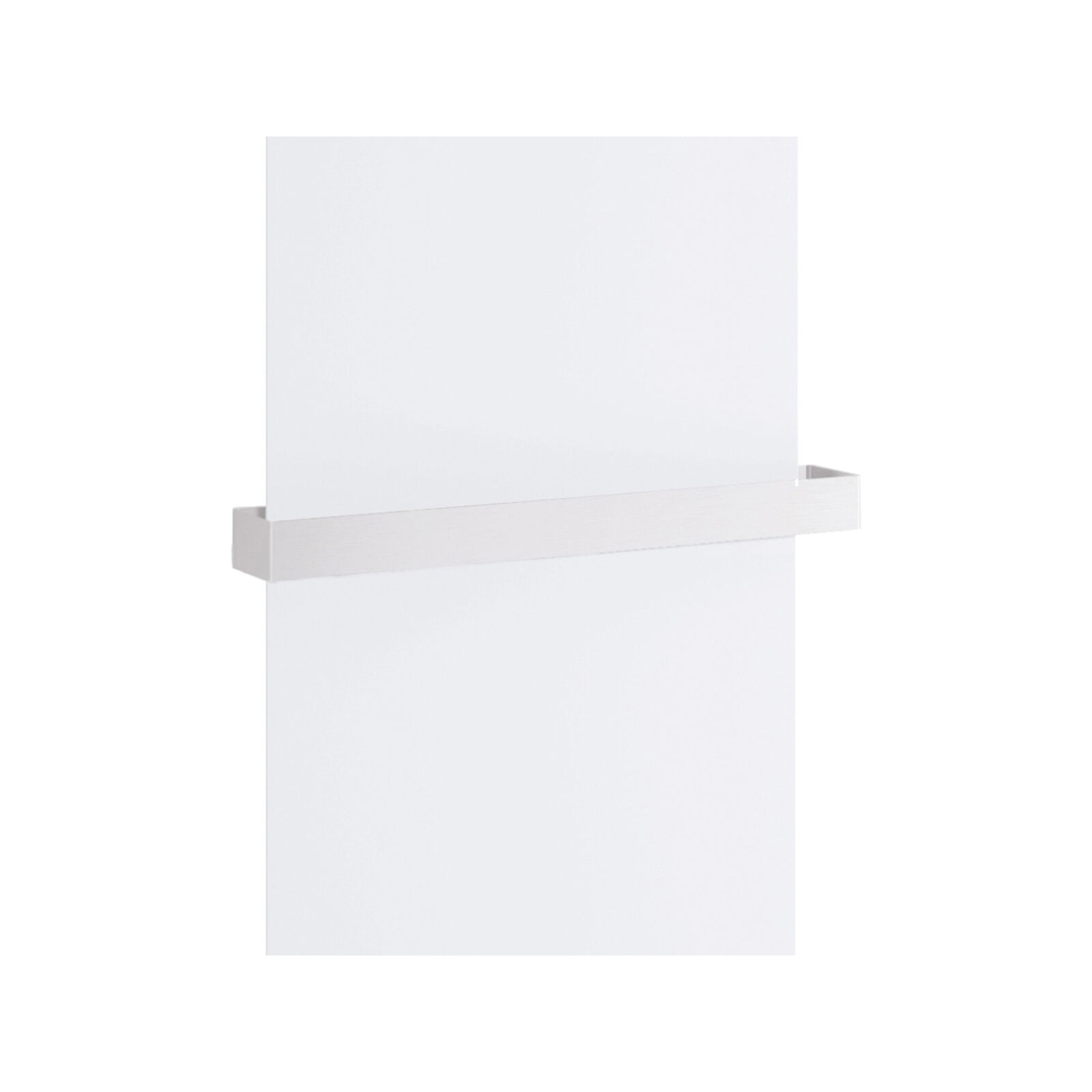 Porta asciugamani per termoarredo Caligo in acciaio bianco L.33,9 cm