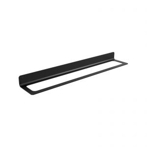 Porta asciugamani - Porta accessori Saeta in alluminio nero L.63,4 cm